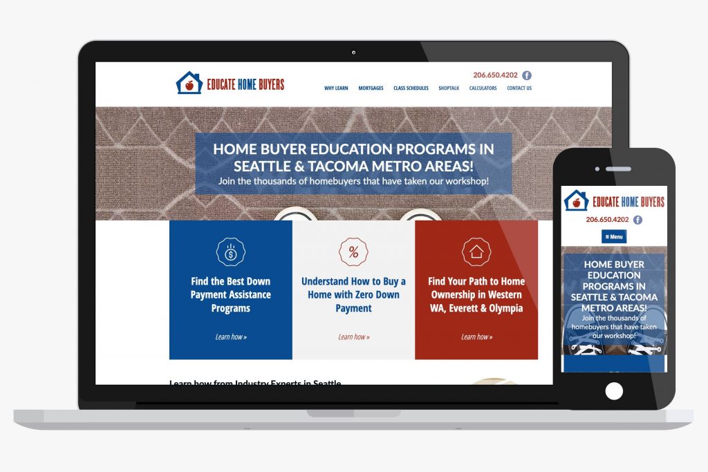 Website Design Educate Home Buyers