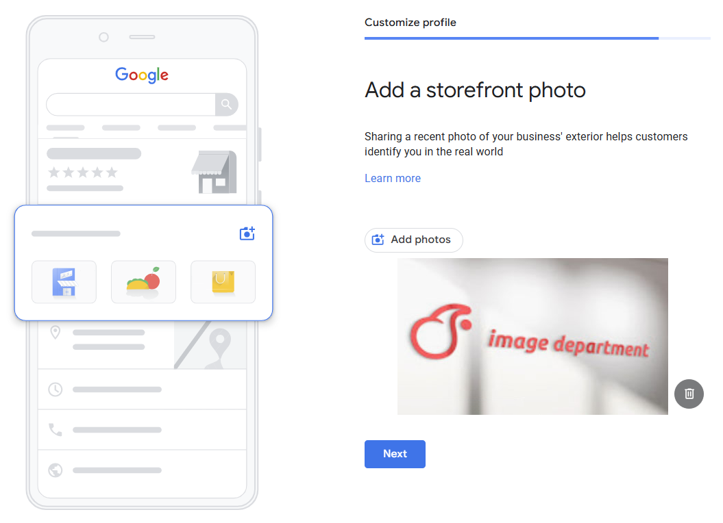 Add photos