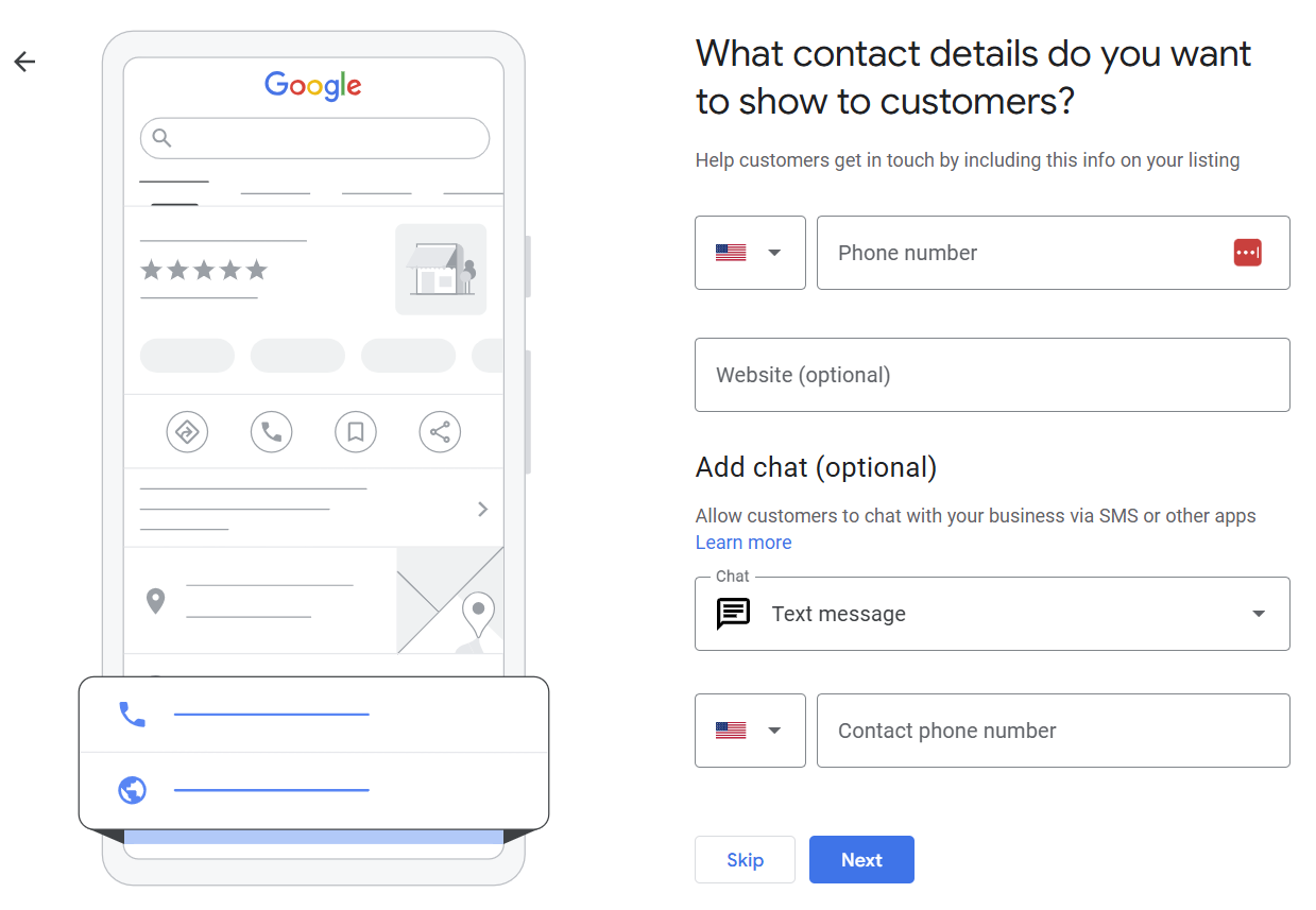 Contact details