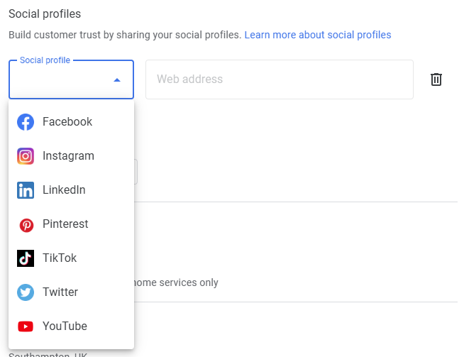 Social links