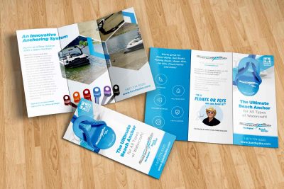 Sandspike Tri Fold Brochure Design