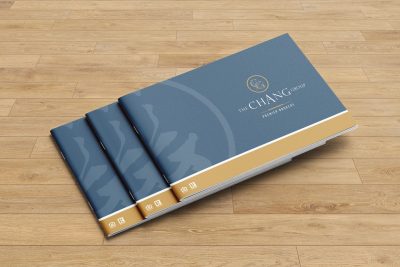 Print Design – The Chang Group Brochure Design