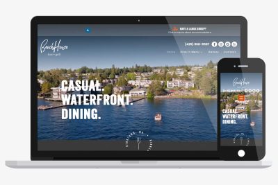 BeachHouse Bar + Grill Restaurant WordPress Website Design by Image Department