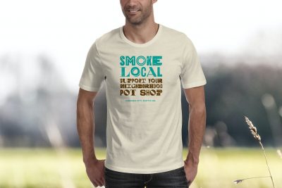 Print Design – Smoke Local T-Shirt Design