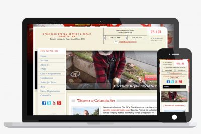 Website Design Columbia Fire