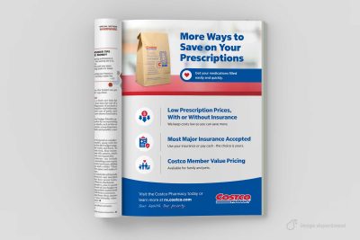 Costco Connections Magazine Ad Design by Image Department