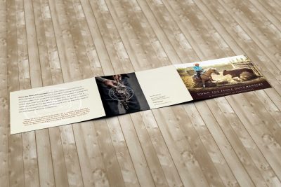 Print Design – Down the Fence Documentary Brochure