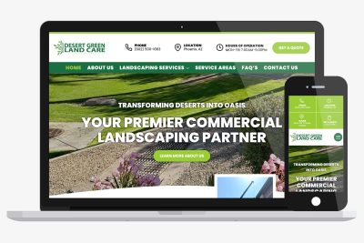 Landscaping Company WordPress Website Design by Image Department