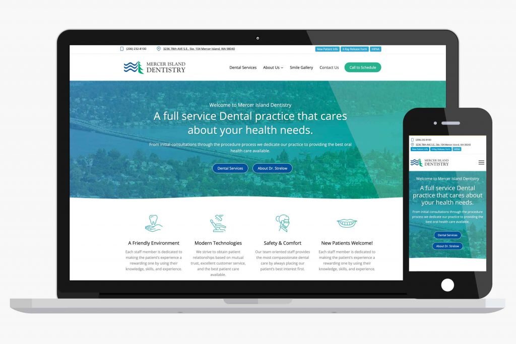 WordPress Website Design for Mercer Island Dentistry