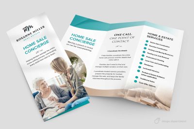 Real Estate Agent Tri Fold Brochure Design by Image Department