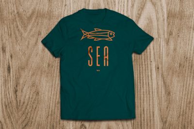 Print Design – Seattle Tourist T-Shirt Design
