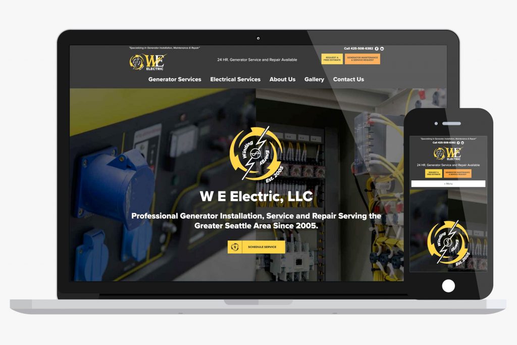 Website Design W.E. Electric