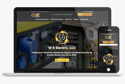 Website Design W.E. Electric
