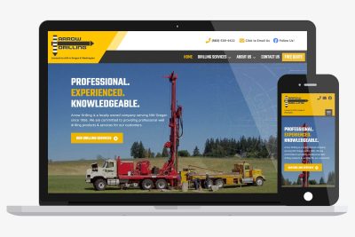 Well Drilling Company WordPress Website Design by Image Department