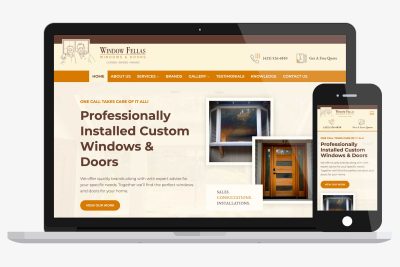 Website Design Window Fellas