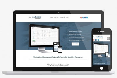 Website Design Workman's Dashboard